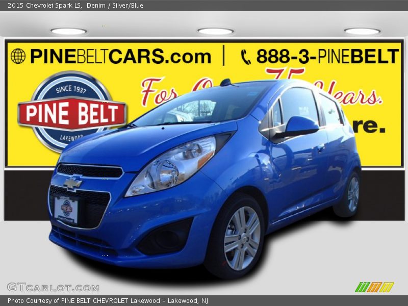 Denim / Silver/Blue 2015 Chevrolet Spark LS