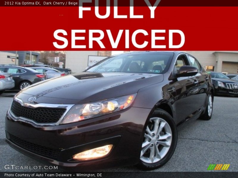 Dark Cherry / Beige 2012 Kia Optima EX
