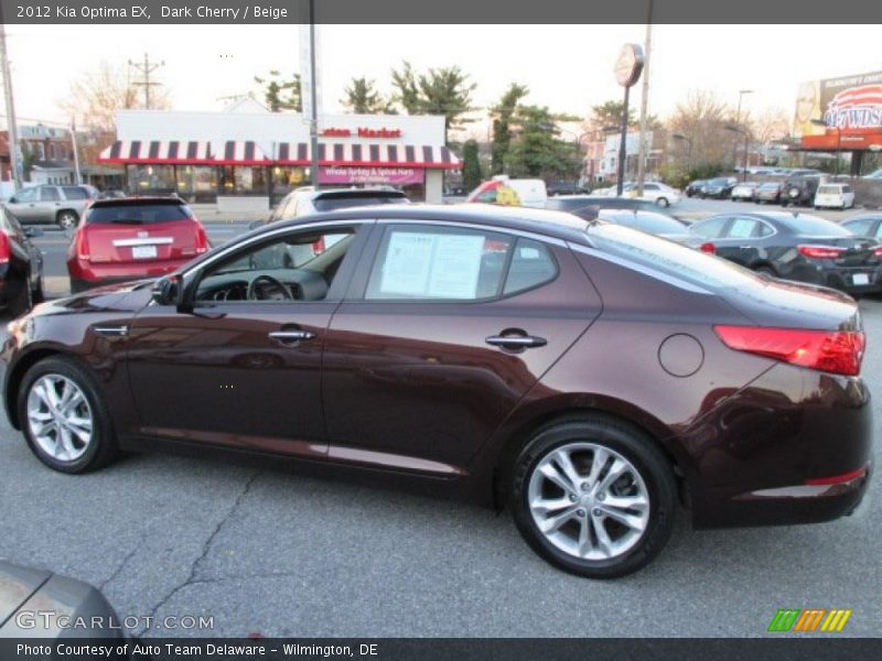 Dark Cherry / Beige 2012 Kia Optima EX