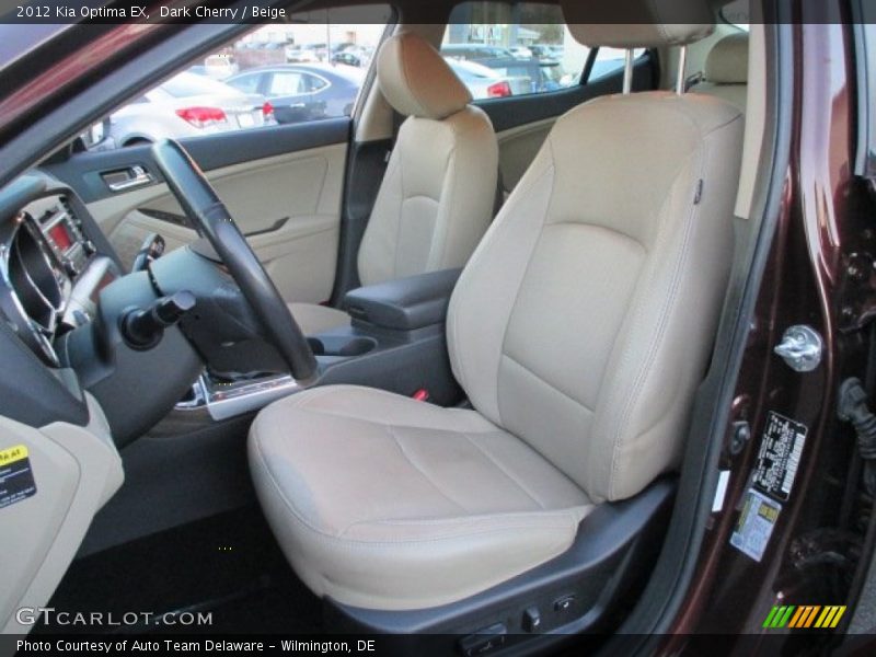 Dark Cherry / Beige 2012 Kia Optima EX