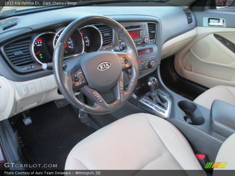 Dark Cherry / Beige 2012 Kia Optima EX