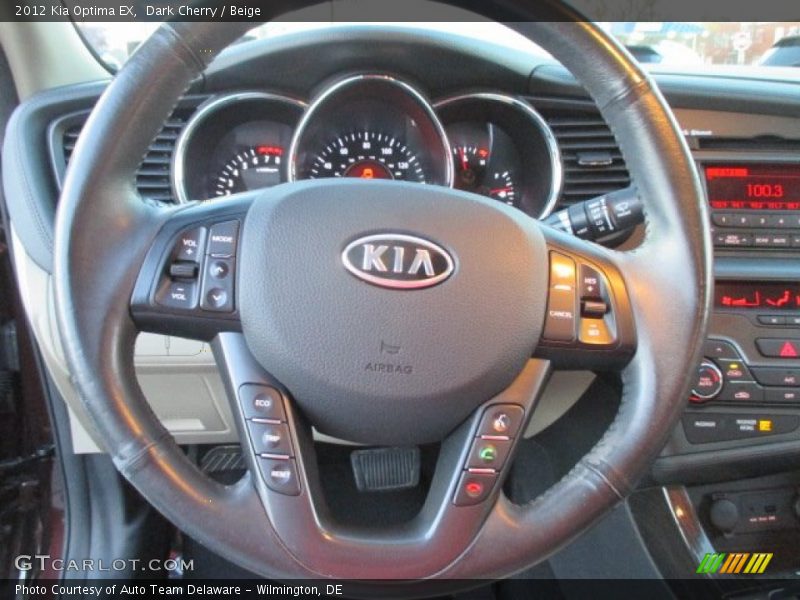 Dark Cherry / Beige 2012 Kia Optima EX