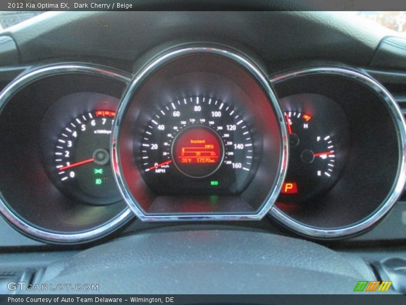 Dark Cherry / Beige 2012 Kia Optima EX