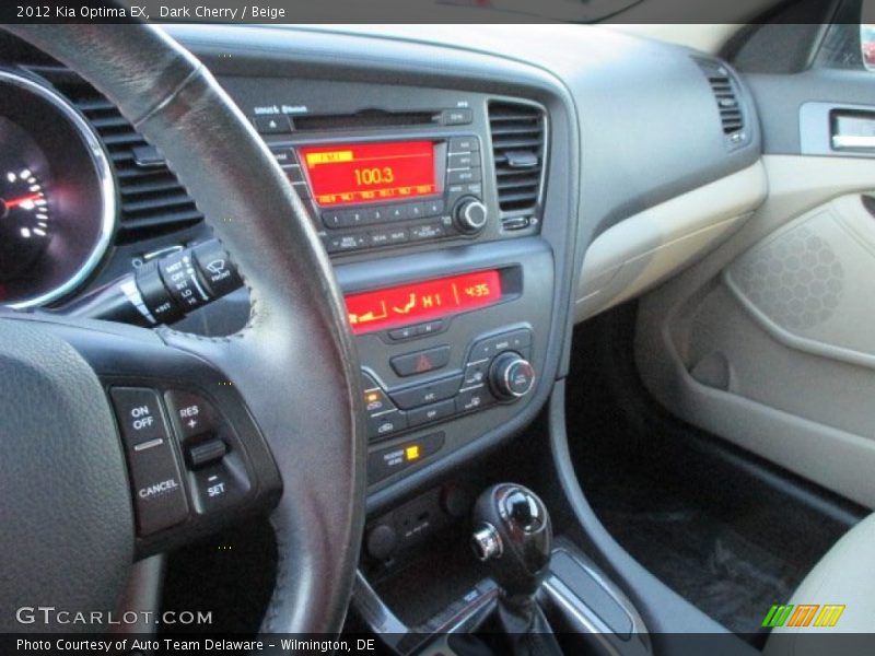 Dark Cherry / Beige 2012 Kia Optima EX