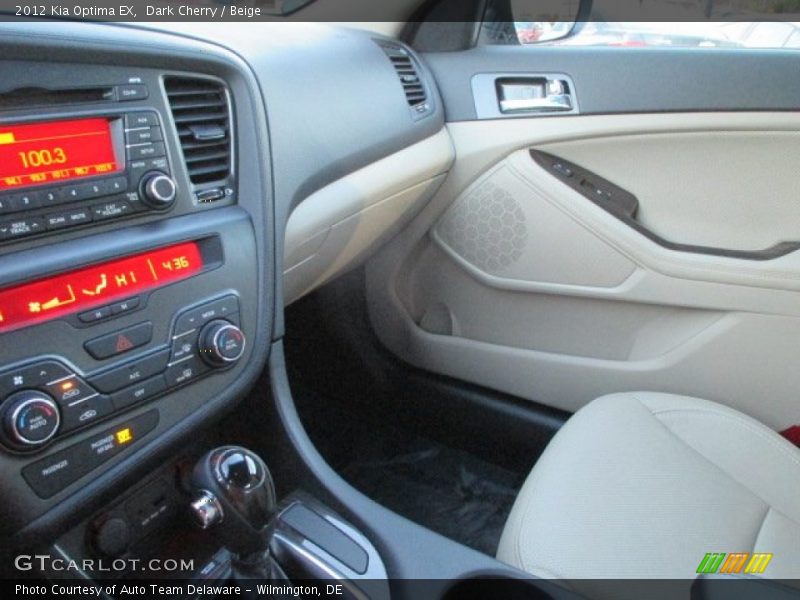 Dark Cherry / Beige 2012 Kia Optima EX