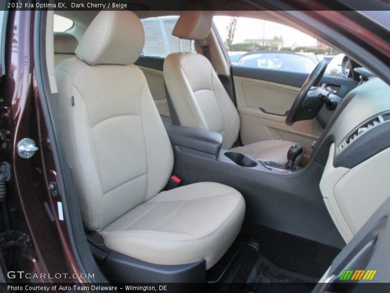 Dark Cherry / Beige 2012 Kia Optima EX