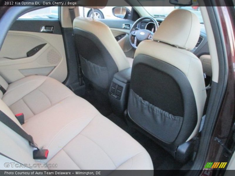 Dark Cherry / Beige 2012 Kia Optima EX