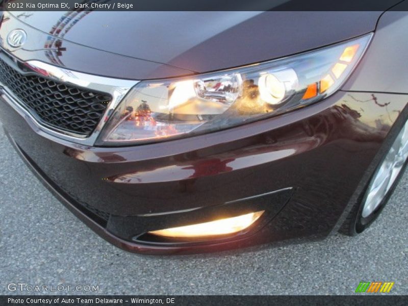 Dark Cherry / Beige 2012 Kia Optima EX