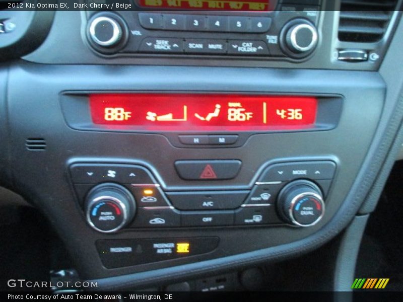 Dark Cherry / Beige 2012 Kia Optima EX