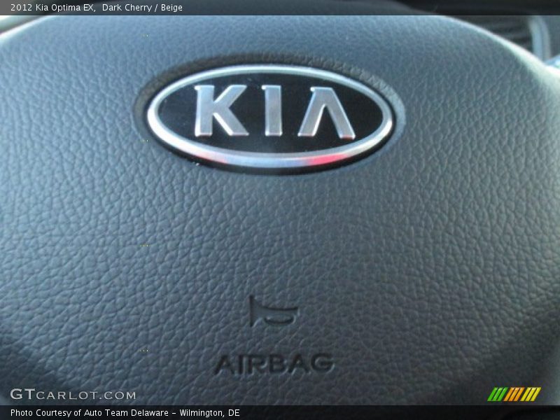 Dark Cherry / Beige 2012 Kia Optima EX