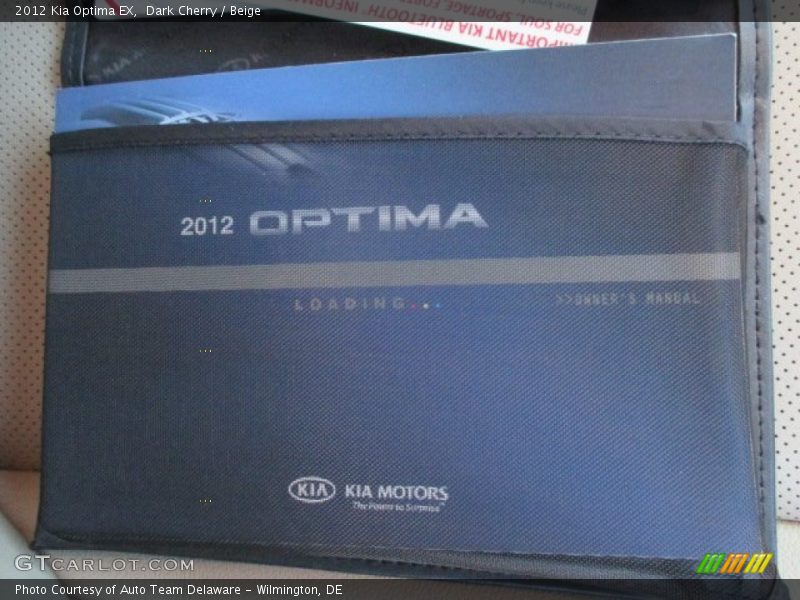 Dark Cherry / Beige 2012 Kia Optima EX