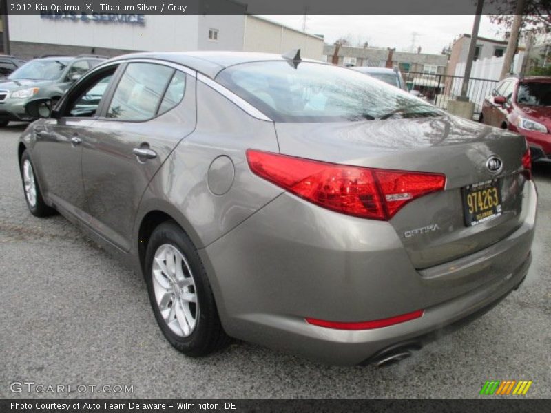 Titanium Silver / Gray 2012 Kia Optima LX