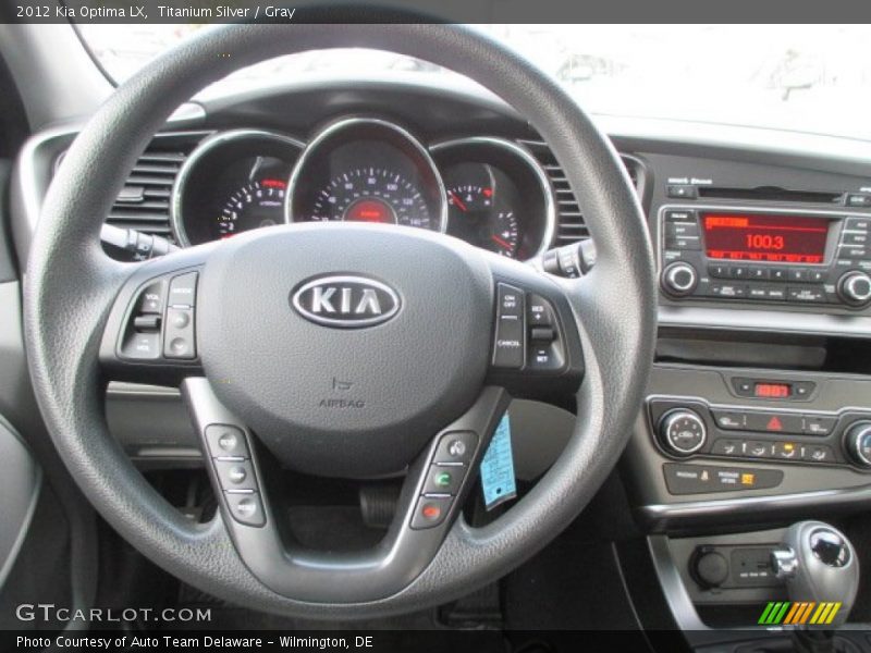 Titanium Silver / Gray 2012 Kia Optima LX