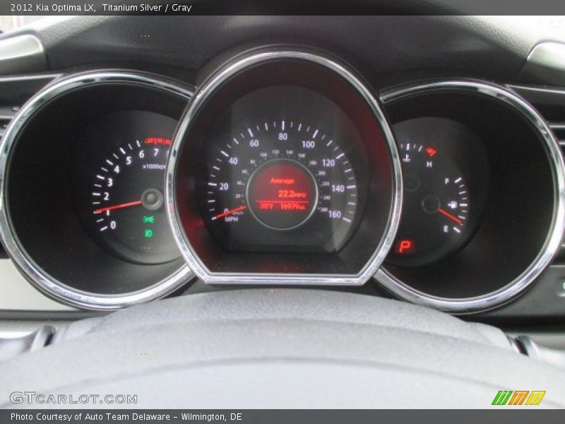 Titanium Silver / Gray 2012 Kia Optima LX