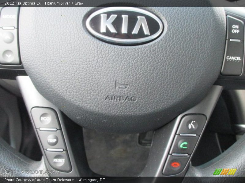 Titanium Silver / Gray 2012 Kia Optima LX