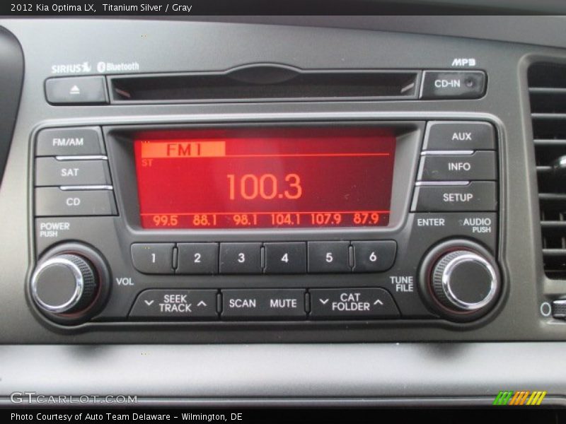 Titanium Silver / Gray 2012 Kia Optima LX