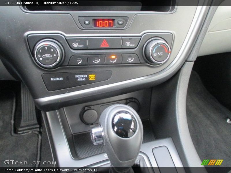 Titanium Silver / Gray 2012 Kia Optima LX