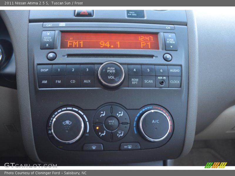 Tuscan Sun / Frost 2011 Nissan Altima 2.5 S