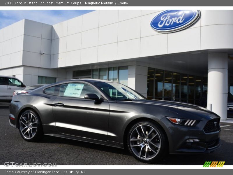  2015 Mustang EcoBoost Premium Coupe Magnetic Metallic