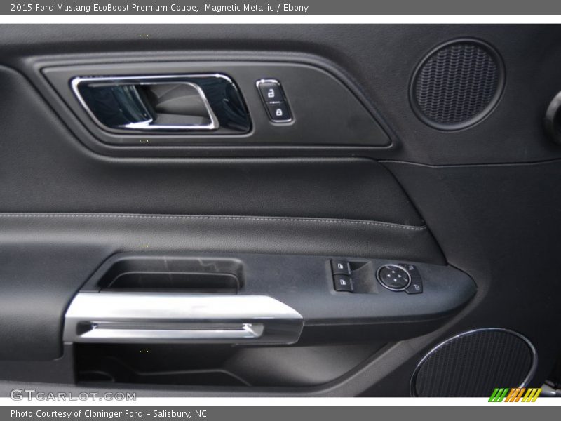 Magnetic Metallic / Ebony 2015 Ford Mustang EcoBoost Premium Coupe