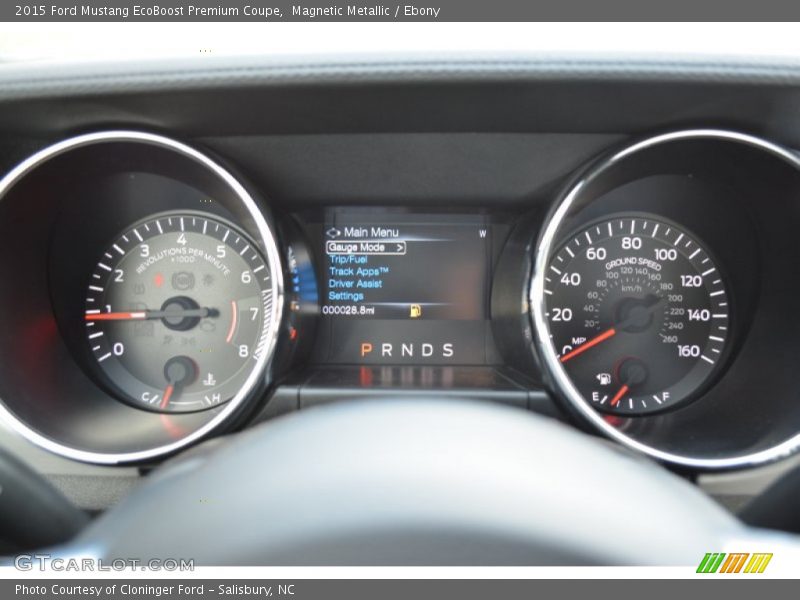  2015 Mustang EcoBoost Premium Coupe EcoBoost Premium Coupe Gauges