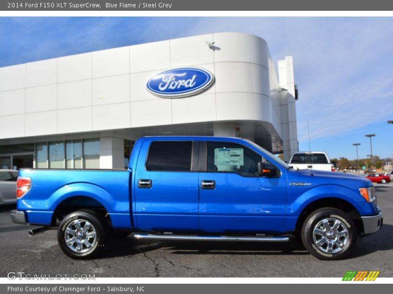 Blue Flame / Steel Grey 2014 Ford F150 XLT SuperCrew