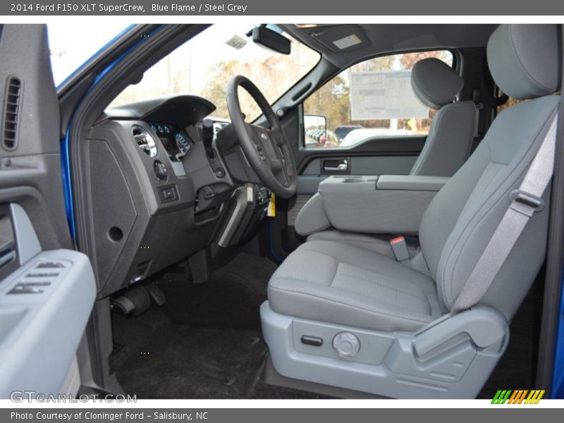 Blue Flame / Steel Grey 2014 Ford F150 XLT SuperCrew