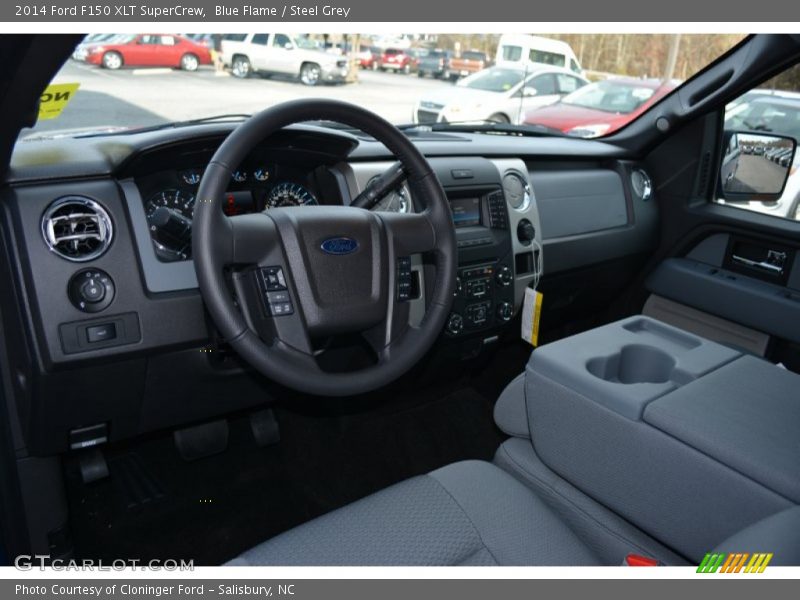 Blue Flame / Steel Grey 2014 Ford F150 XLT SuperCrew