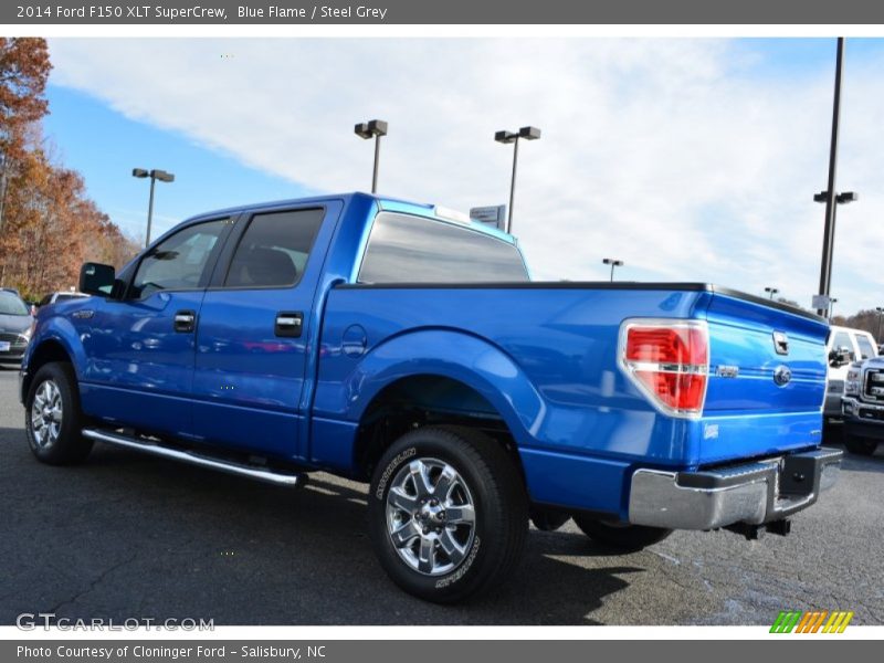 Blue Flame / Steel Grey 2014 Ford F150 XLT SuperCrew