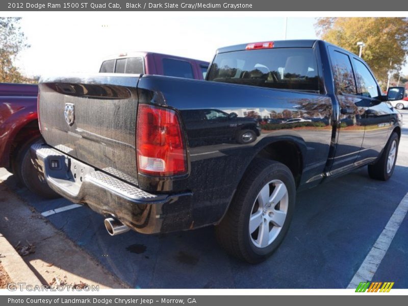 Black / Dark Slate Gray/Medium Graystone 2012 Dodge Ram 1500 ST Quad Cab