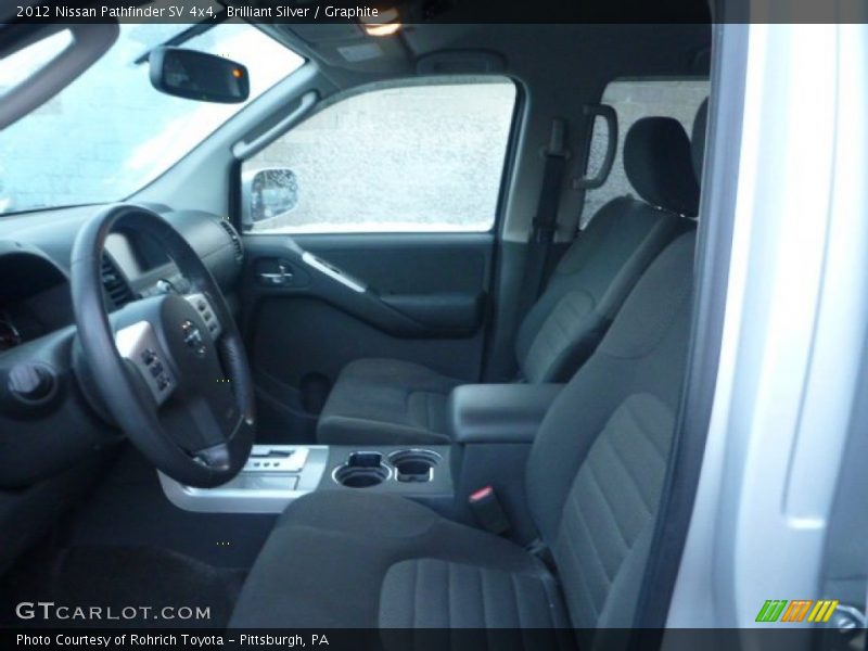 Brilliant Silver / Graphite 2012 Nissan Pathfinder SV 4x4