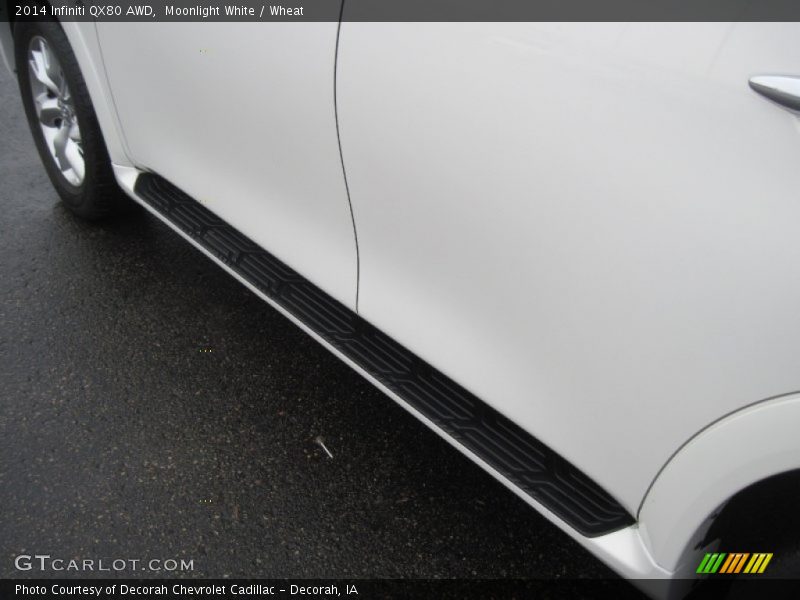 Moonlight White / Wheat 2014 Infiniti QX80 AWD