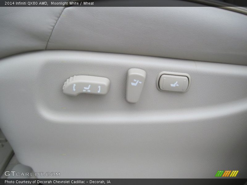 Moonlight White / Wheat 2014 Infiniti QX80 AWD