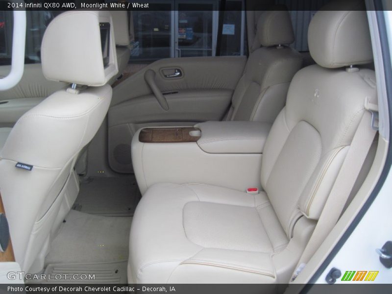 Rear Seat of 2014 QX80 AWD