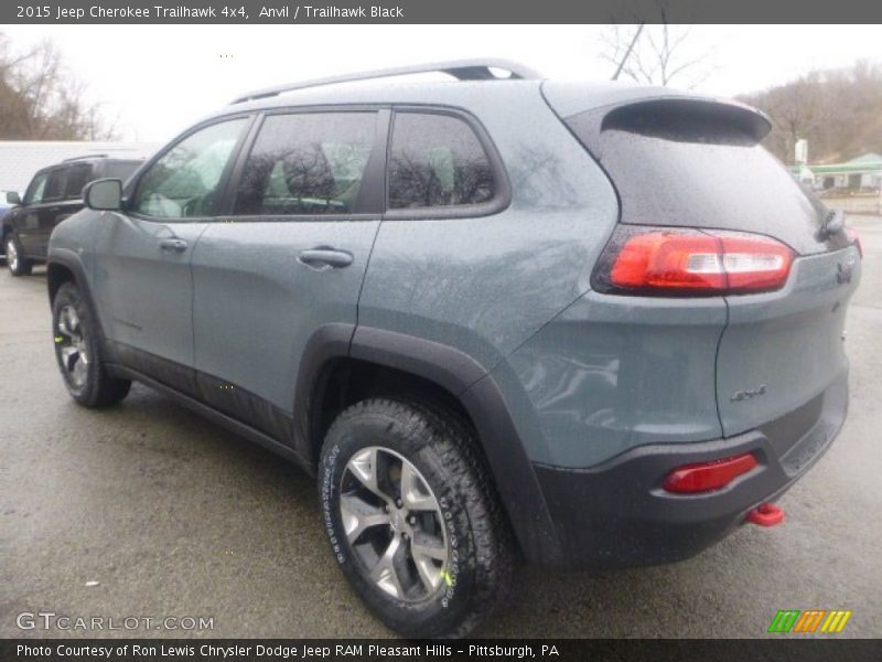 Anvil / Trailhawk Black 2015 Jeep Cherokee Trailhawk 4x4