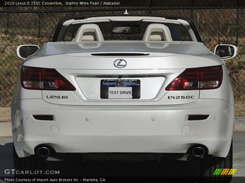Starfire White Pearl / Alabaster 2010 Lexus IS 250C Convertible