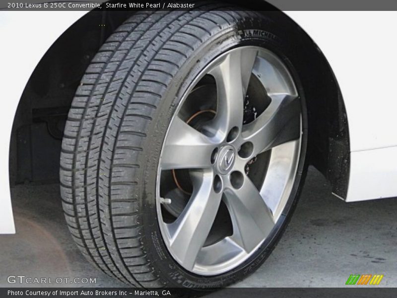 Starfire White Pearl / Alabaster 2010 Lexus IS 250C Convertible