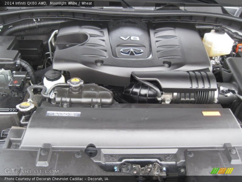  2014 QX80 AWD Engine - 5.6 Liter DI DOHC 32-Valve VVEL CVTCS V8