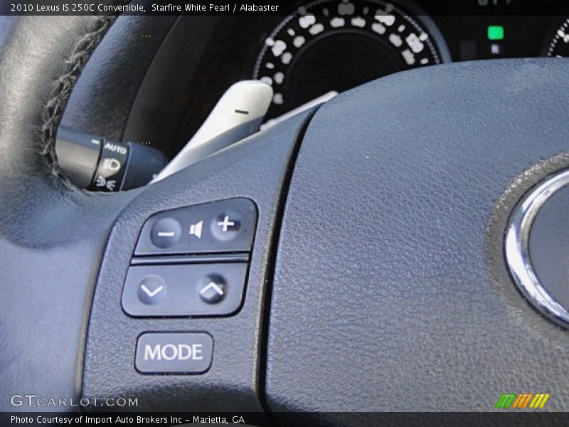 Starfire White Pearl / Alabaster 2010 Lexus IS 250C Convertible