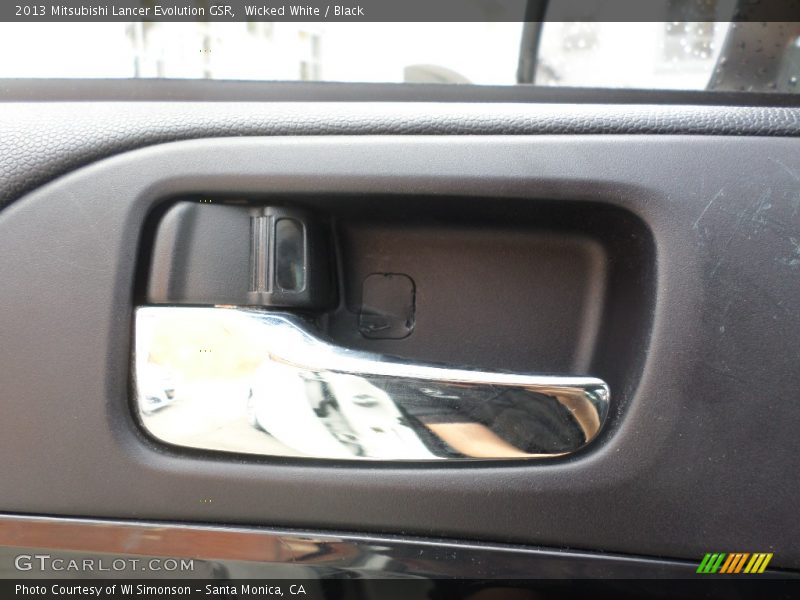 Wicked White / Black 2013 Mitsubishi Lancer Evolution GSR