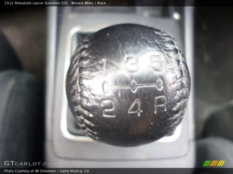 Wicked White / Black 2013 Mitsubishi Lancer Evolution GSR