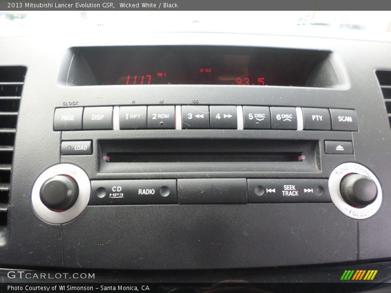 Wicked White / Black 2013 Mitsubishi Lancer Evolution GSR