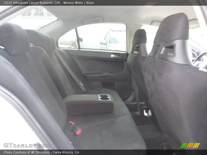 Wicked White / Black 2013 Mitsubishi Lancer Evolution GSR