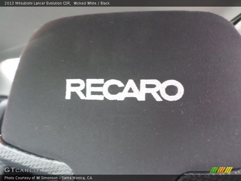 Wicked White / Black 2013 Mitsubishi Lancer Evolution GSR