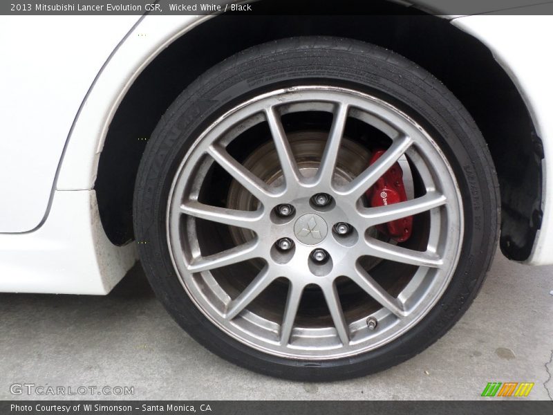 Wicked White / Black 2013 Mitsubishi Lancer Evolution GSR
