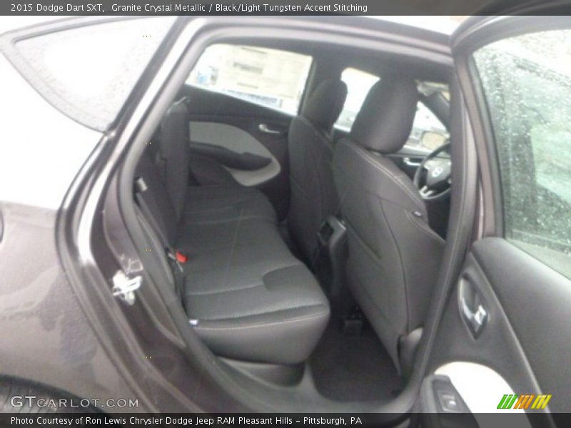 Granite Crystal Metallic / Black/Light Tungsten Accent Stitching 2015 Dodge Dart SXT