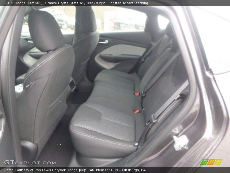 Granite Crystal Metallic / Black/Light Tungsten Accent Stitching 2015 Dodge Dart SXT