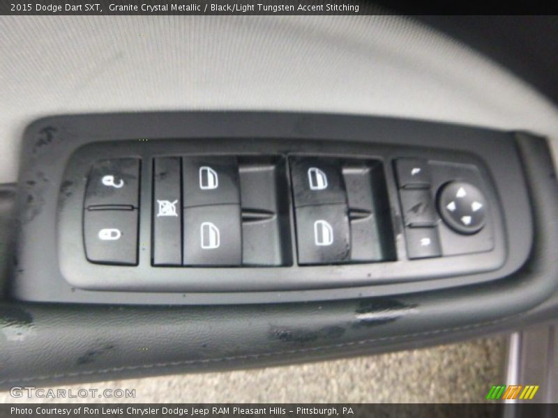 Granite Crystal Metallic / Black/Light Tungsten Accent Stitching 2015 Dodge Dart SXT