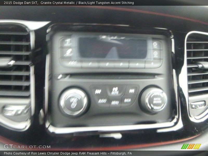 Granite Crystal Metallic / Black/Light Tungsten Accent Stitching 2015 Dodge Dart SXT