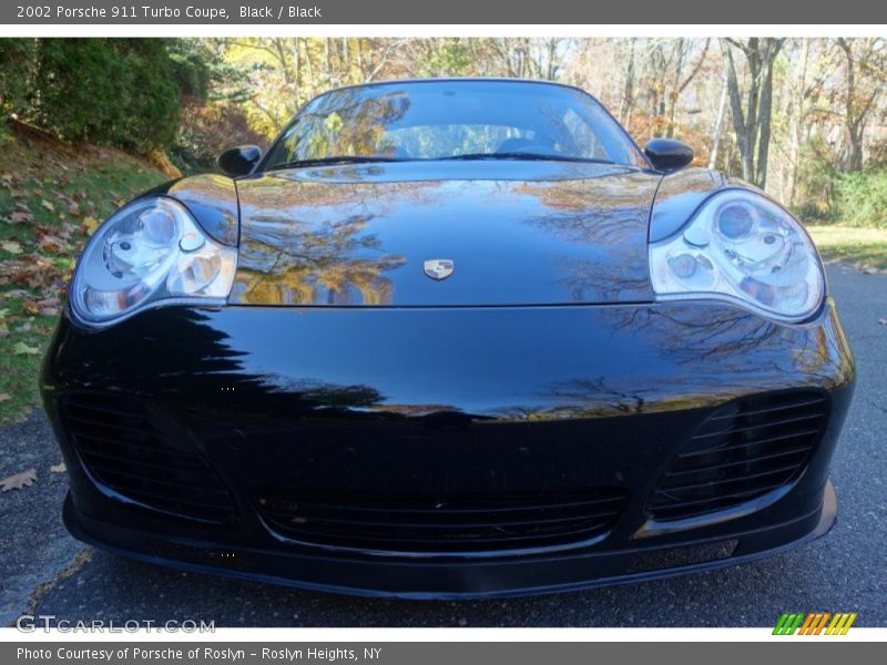 Black / Black 2002 Porsche 911 Turbo Coupe